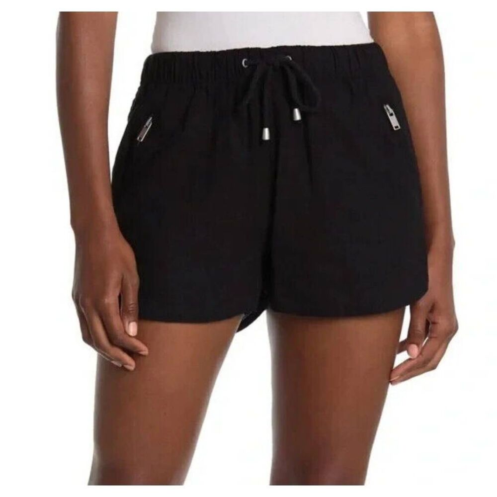 Blank NYC Linen Blend Pull-On Shorts - Picture 1 of 4
